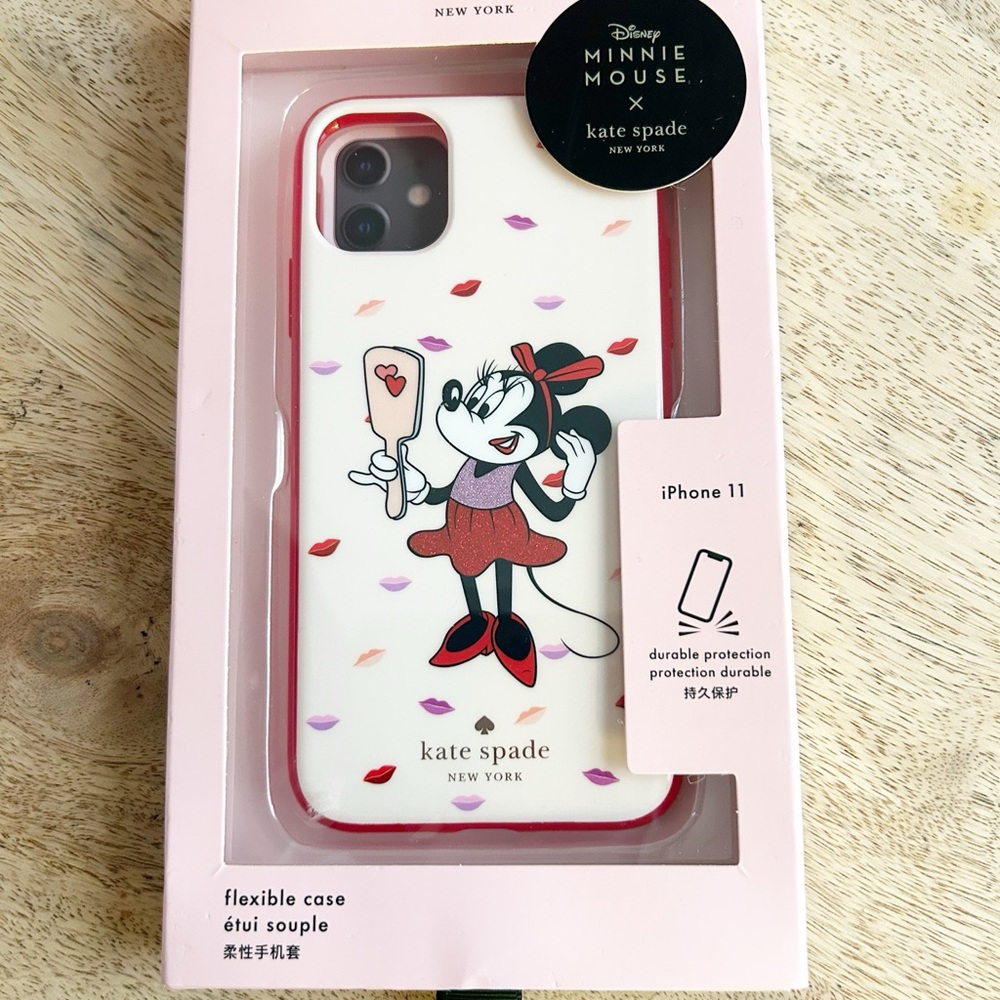 kate spade Minnie Mouse iPhone 11 Case - Red and White
